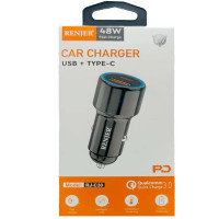 شارژر فندکی 48 وات رنجر RENJER RJ-C30